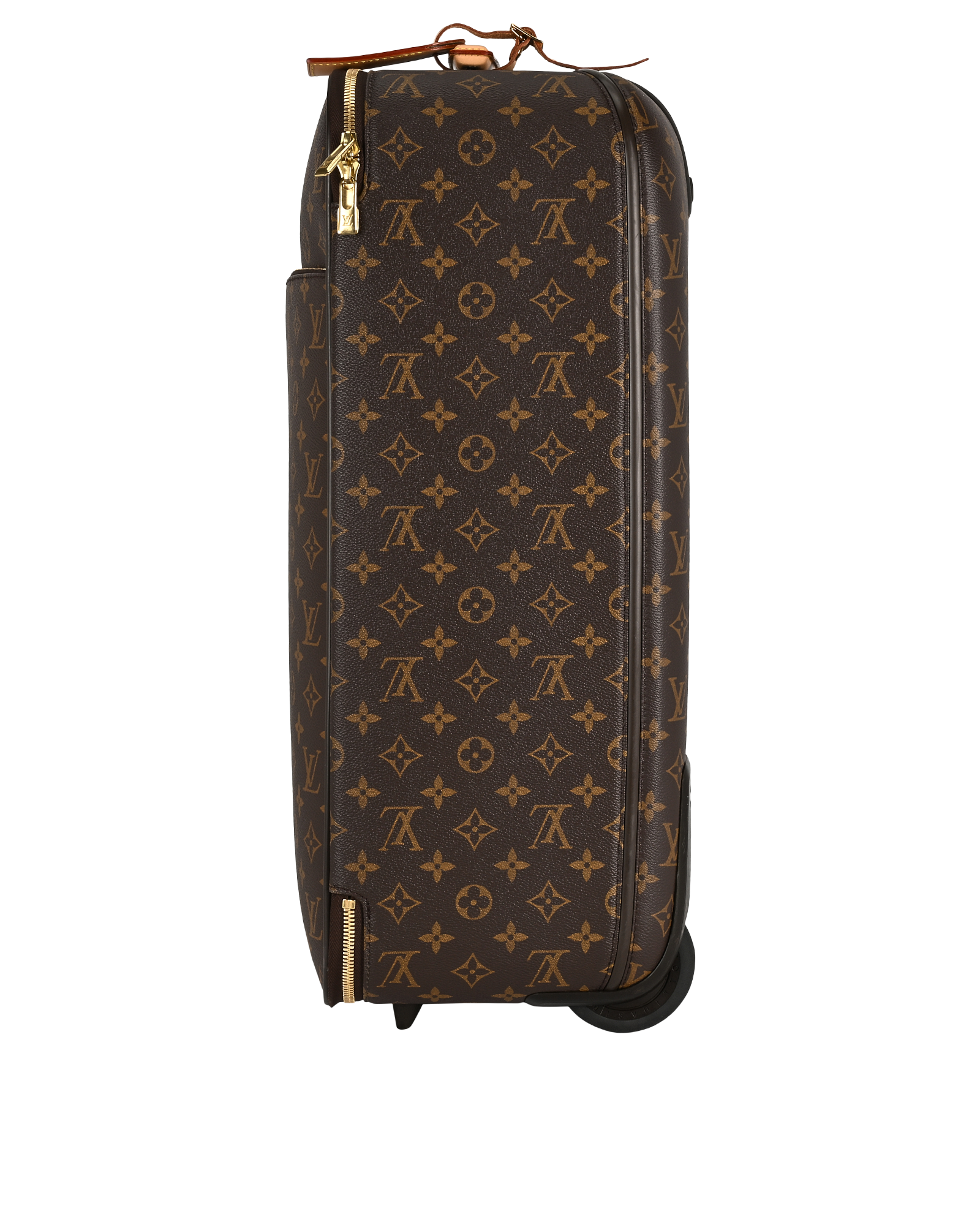 Pegase 55 Rolling Suitcase, &pound;1,600, Handbags, Brown, Canvas, Bottom view